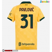 Ženske Nogometnih dresov AC Milan Strahinja Pavlovic #31 Tretji 2025-26 Kratki rokavi